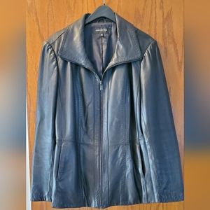 Women’s Jones New York Black Leather Jacket